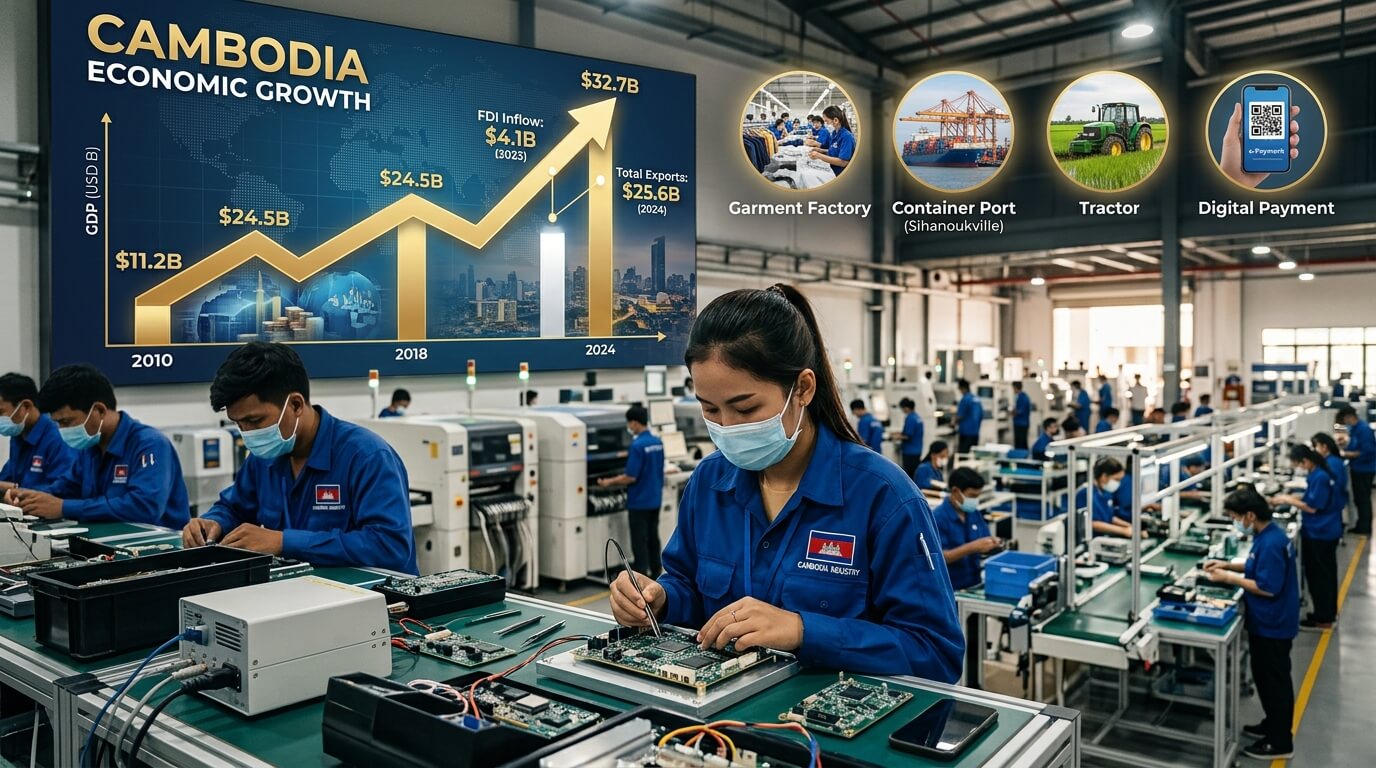 Cambodia’s Economic Trajectory: Understanding the Drivers Behind the GDP Growth