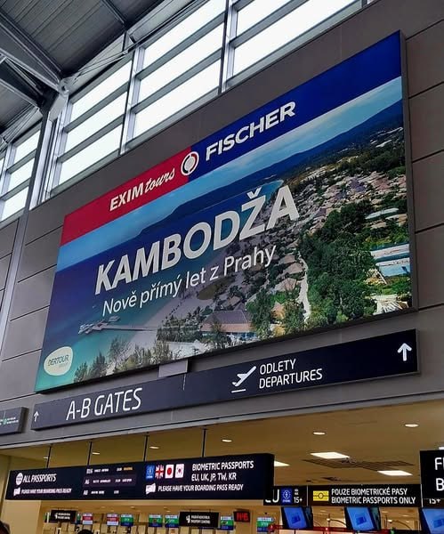 Prague to Sihanoukville direct flights tourist influx projection 2026